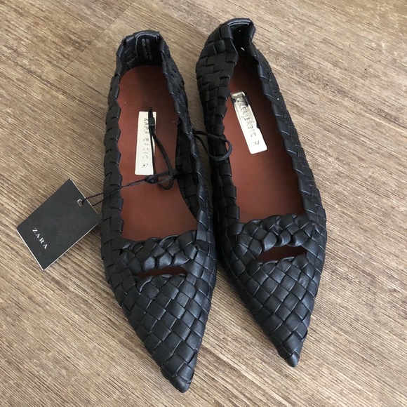 Zara pointed toe flats